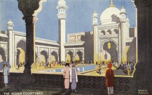 The Indian Courtyard, Wystawa Imperium Brytyjskiego, Wembley, 1924